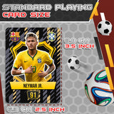 Soccer Trading Cards 2026/2027 - 50 Star Players with 2 AUTOGRAPHED Cards