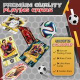 Soccer Trading Cards 2026/2027 - 50 Star Players with 2 AUTOGRAPHED Cards