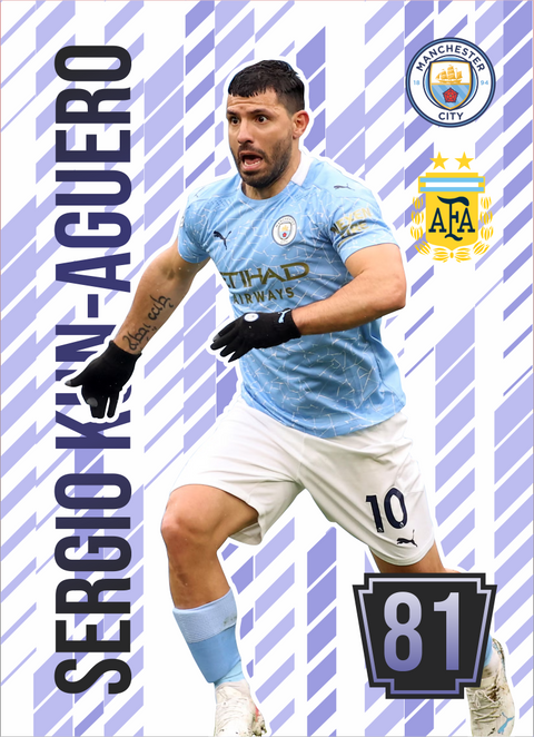 Soccer trading card