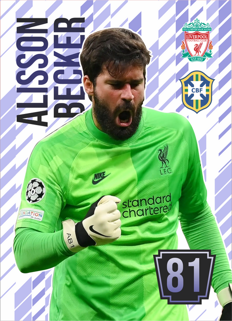 Soccer trading card