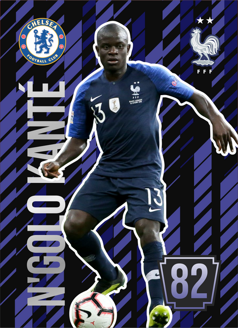 Soccer trading card