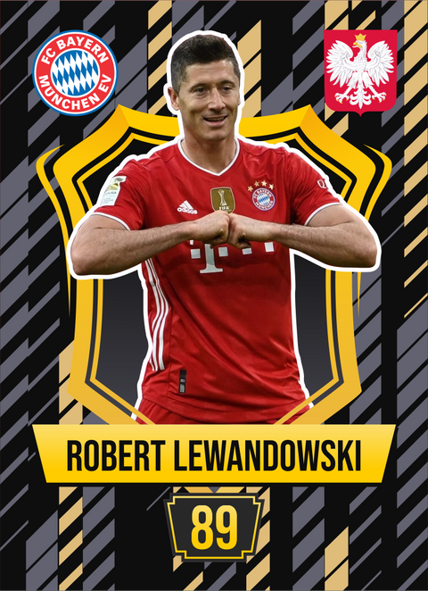 Soccer trading card