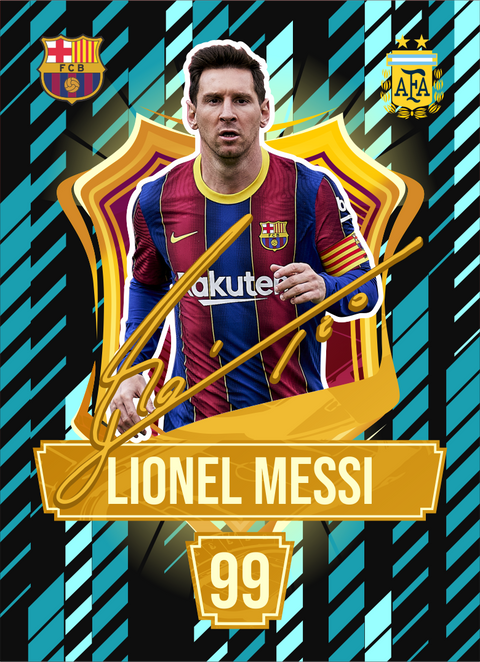 Soccer trading card